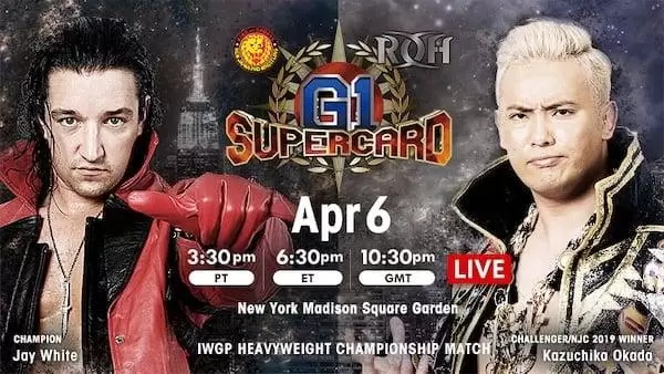 Watch Wrestling NJPW G1 Supercard 2019: New York Madison Square Garden 4/6/19