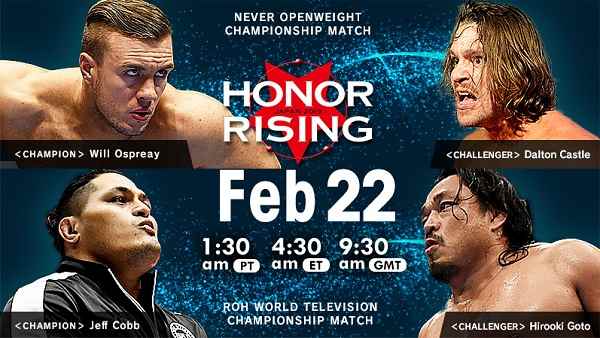 Watch Wrestling NJPW HONOR RISING JAPAN 2019 Day 1 2/22/19