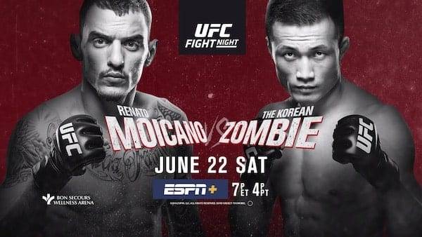 Watch Wrestling UFC Fight Night 154: Moicano vs. The Korean Zombie