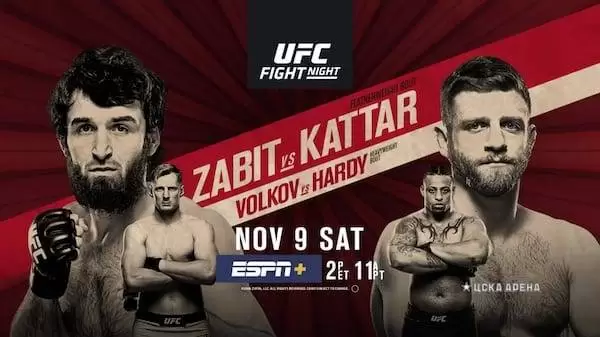 Watch Wrestling UFC Fight Night 163: Zabit vs. Kattar 11/9/19