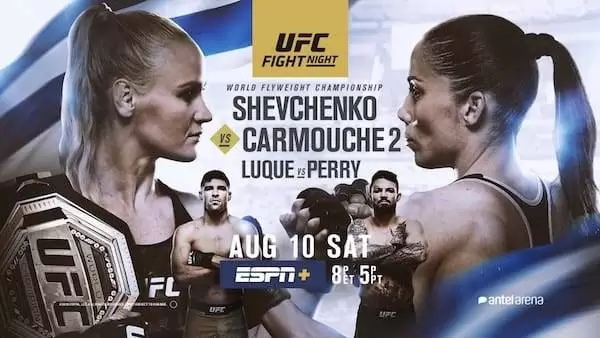 Watch Wrestling UFC Fight Night Uruguay: Shevchenko vs Carmouche 2 8/10/19