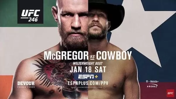 Watch Wrestling UFC 246: McGregor vs Cowboy 1/18/20 Online