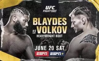 Watch Wrestling UFC Fight Night Vegas 3: Blaydes vs Volkov 6/20/20 Online