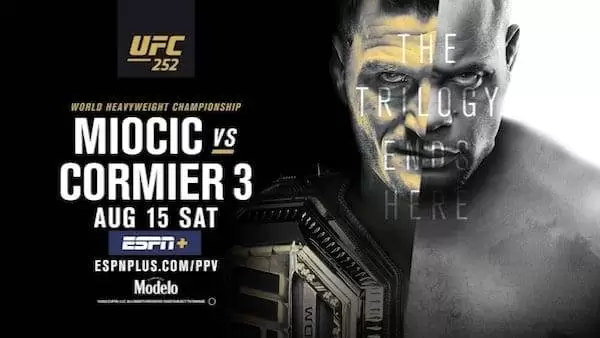 Watch Wrestling UFC 252: Miocic vs. Cormier 3 8/15/20 Live Online