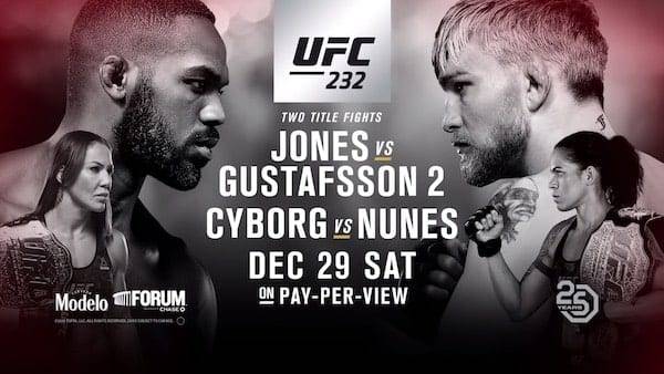 Watch Wrestling UFC 232: Jones vs. Gustafsson 2