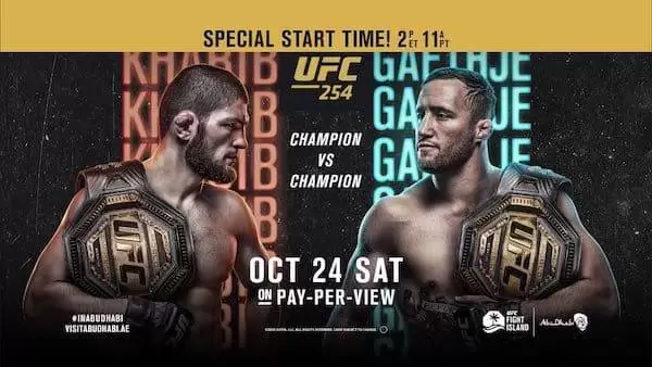Watch Wrestling UFC 254: Khabib vs. Gaethje 10/24/20 Live Online
