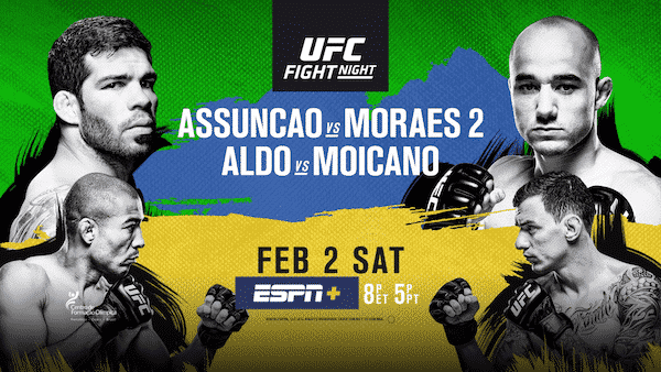 Watch Wrestling UFC Fight Night 144: Assuncao vs Moraes 2