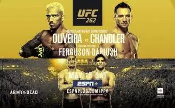 Watch Wrestling UFC 262: Oliveira vs. Chandler 5/15/21 Live Online