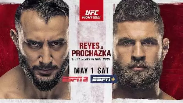 Watch Wrestling UFC Fight Night Vegas 25: Reyes vs. Prochazka 5/1/21 Live Online
