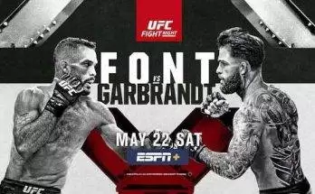Watch Wrestling UFC Fight Night Vegas 27: Font vs. Garbrandt 5/22/21 Live Online