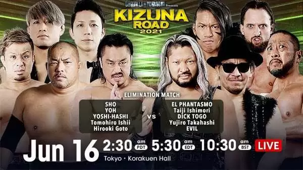 Watch Wrestling NJPW Kizuna Road 2021 6/16/21