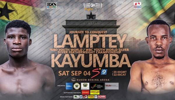 Watch Wrestling Boxing: Alfred Lamptey vs. Iddi Kayumba 9/4/21