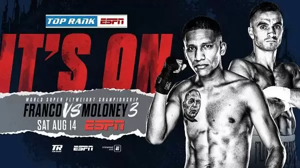 Watch Wrestling Boxing: Franco vs. Moloney 8/14/21