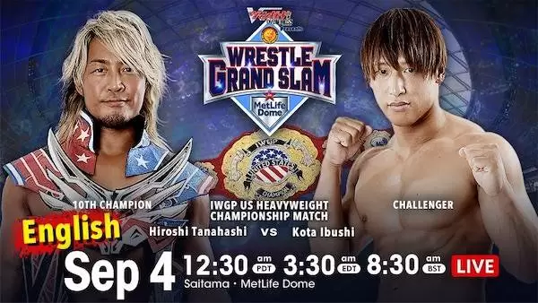 Watch Wrestling NJPW WRESTLE GRAND SLAM in MetLife Dome 9/4/21