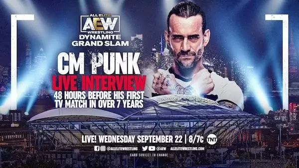 Watch Wrestling AEW Dynamite: Grand Slam Live 9/22/21