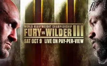 Watch Wrestling Fury vs. Wilder 3 10/9/21 Live PPV