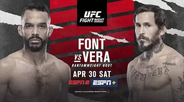 Watch Wrestling UFC Fight Night Vegas 53: Font vs. Vera