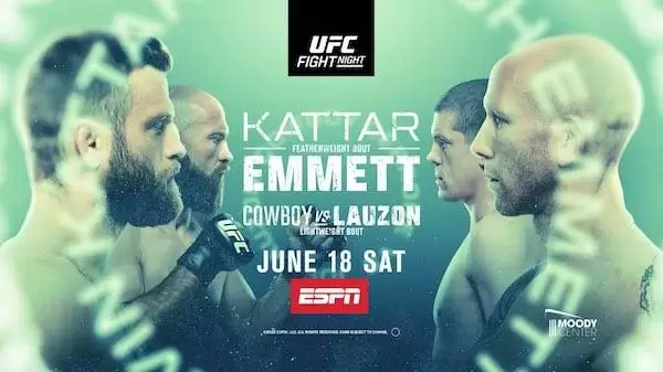 Watch UFC Austin: Kattar vs. Emmett 6/18/22