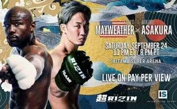 Watch Floyd MayWeather vs. Mikuru Asakura 9/24/22