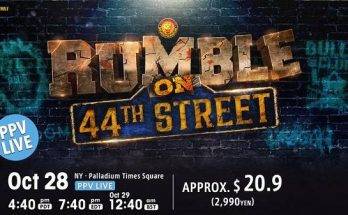 Watch NJPW Rumble on 44th Street Live 2022 10/28/22
