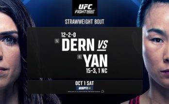 Watch UFC Fight Night Vegas 61: Dern vs. Yan 10/1/22 Live