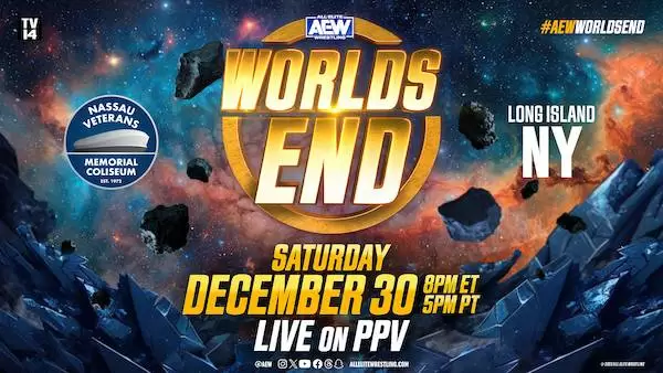 Watch AEW Worlds End PPV 2023 12/30/23 30th December 2023 Live Online