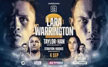Watch Boxing: Lara vs. Washington 2 9/4/21