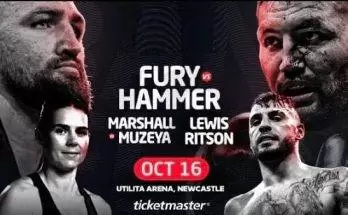 Watch Fury vs. Hammer 10/16/21