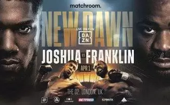 Watch Joshua vs. Franklin 4/1/23 April 1st 2023