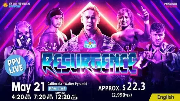 Watch NJPW Resurgence PPV 5/21/23 May 21st 2023