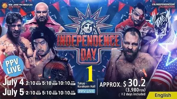 Watch NJPW STRONG INDEPENDENCE DAY 2023 7/4/23 Day1
