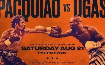 Watch Premier Boxing: Pacquiao vs. Ugas 8/21/21
