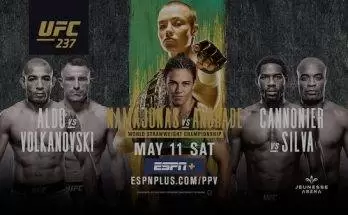 Watch UFC 237: Namajunas vs. Andrade 5/11/19