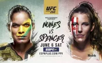 Watch UFC 250: Nunes vs. Spencer 6/6/20 Online