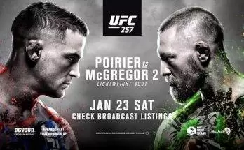 Watch UFC 257: Poirier vs. McGregor 2 1/23/21 Live Online