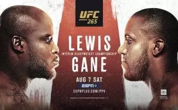 Watch UFC 265: Lewis vs. Gane 2021 8/7/21
