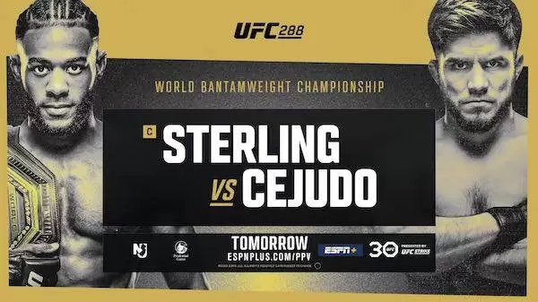 Watch UFC 288: Sterling vs Cejudo 5/6/23 6th May 2023 Live PPV Online