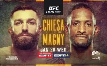 Watch UFC Fight Night Island 8: Chiesa vs. Magny 1/20/21 Live Online