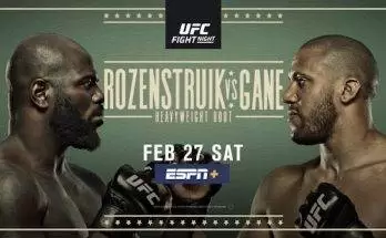 Watch UFC Fight Night Vegas 20: Rozenstruik vs. Gane 2/27/21 Live Online