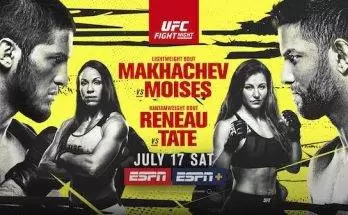 Watch UFC Fight Night Vegas 31: Makhachev vs. Moisés 7/17/21