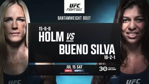Watch UFC Fight Night Vegas 77: Holm vs Bueno Silva 7/15/23 15th July 2023