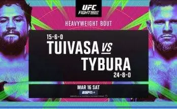 Watch UFC Fight Night Vegas 88: Tuivasa vs Tybura 3/16/24 16th March 2024