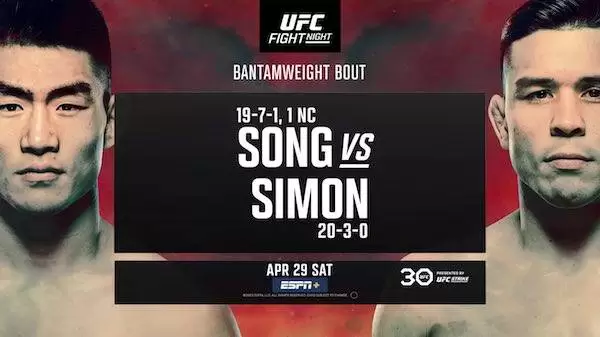 Watch UFC Vegas 72: Song vs Simon 4/29/23 29th April 2023