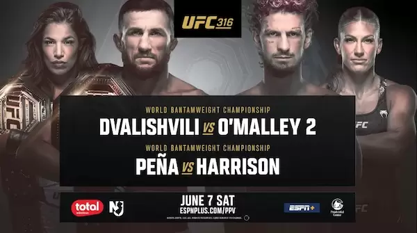 Watch UFC 316: Dvalishvili vs OMalley 2 PPV Live 6/7/25 7th June 2025 Online